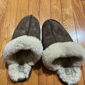UGG Women’s Brown Sheepskin Slippers